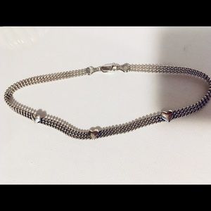 925 Sterling Silver Choker/ Necklace